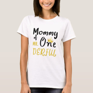 Mamá de Mr Onederful 1ª Camiseta One-Derful