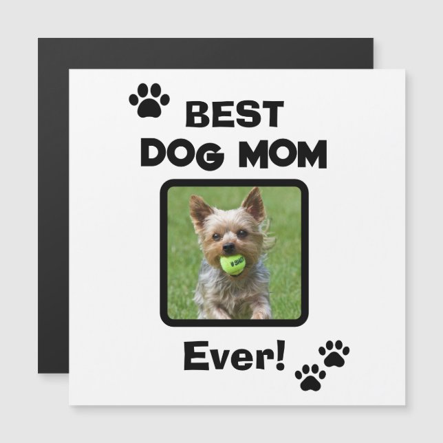 Mamá de Perro y Gato más Linda Personalizado (Anverso/Reverso)