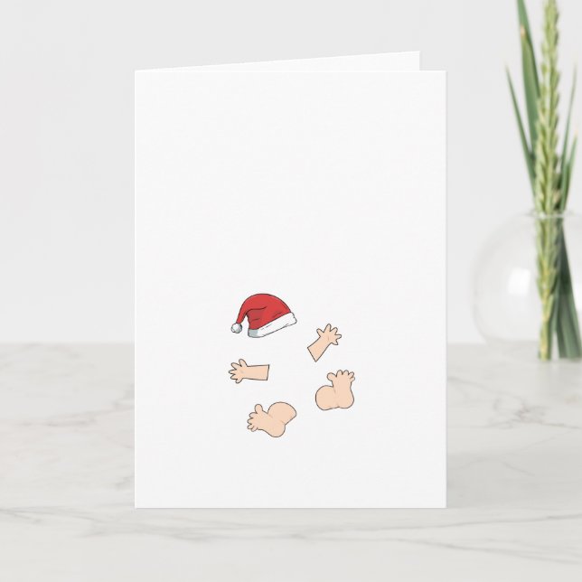 Mamá de Santa del embarazo del navidad pequeña a (Anverso)