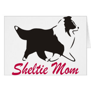 Mamá de Sheltie del perro pastor de Shetland