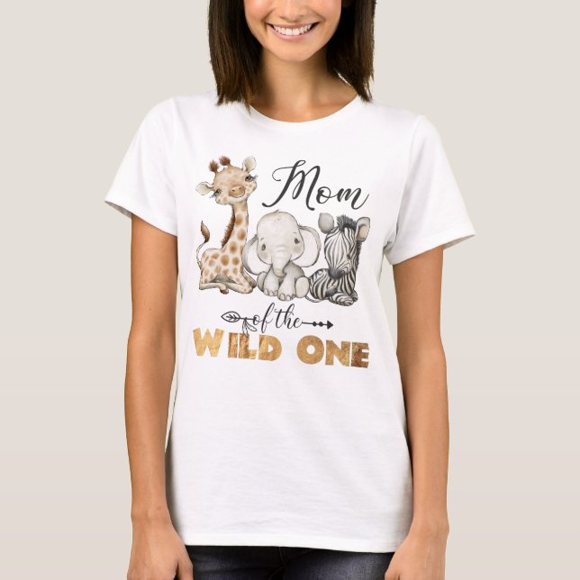 Mamá de una camiseta salvaje (Anverso)