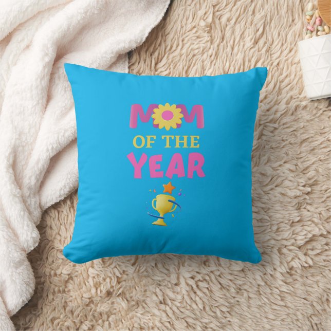 Mamá del año almohada (Manta)