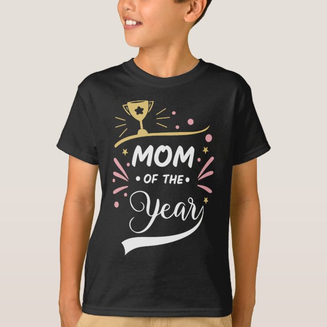 mamá del año, camiseta del día de la madre (Anverso)