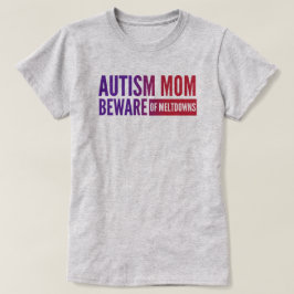 Mamá del autismo - Camiseta básica de las mujeres