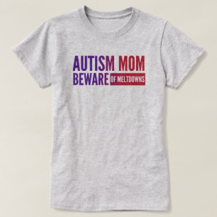 Mamá del autismo - Camiseta básica de las mujeres