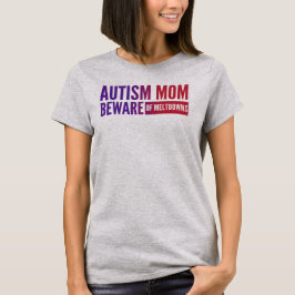 Mamá del autismo - Camiseta básica de las mujeres