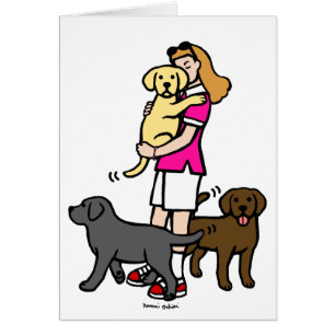 Mamá del laboratorio en la camisa rosada 1