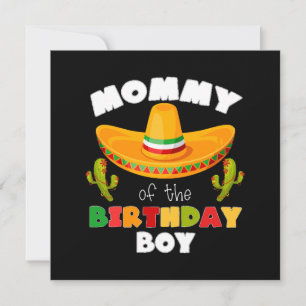 Mamá del niño de cumpleaños Cinco de Mayo