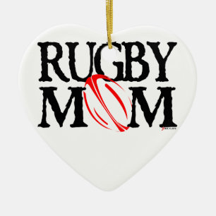 Mamá del rugbi - ornamento