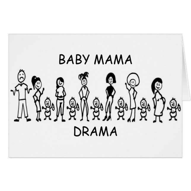 Mamá Drama del bebé (Anverso (Horizontal))