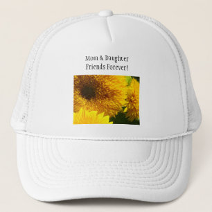 Mamá e hija juntas! Gorras deportivas girasoles