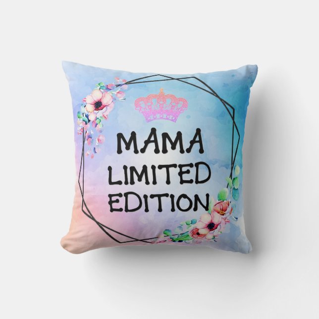 MAMA EDICIÓN LIMITADA - Almohada Pastel & Corona (Anverso)