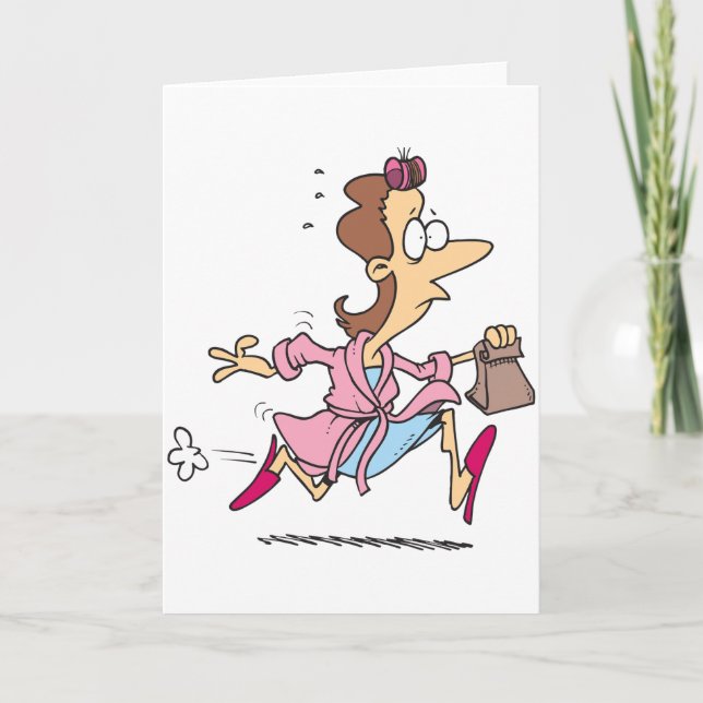 Mamá ejecutando tarjetas de felicitación (Anverso)