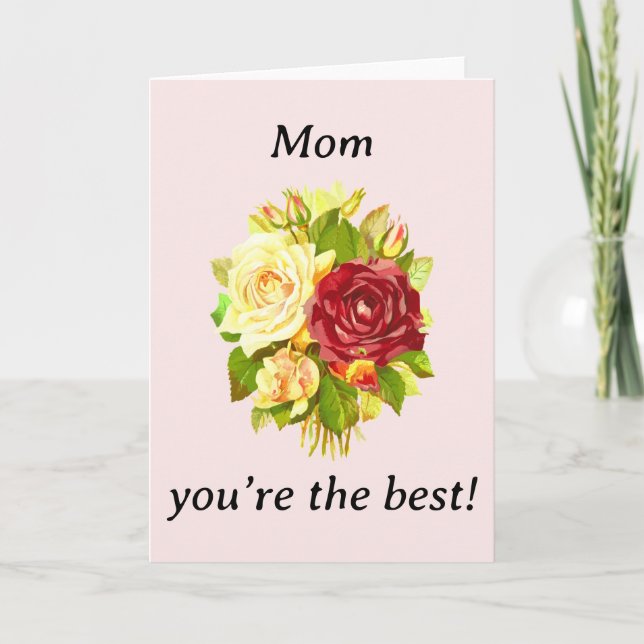 Mamá, eres la mejor tarjeta del día de la _madre (Anverso)