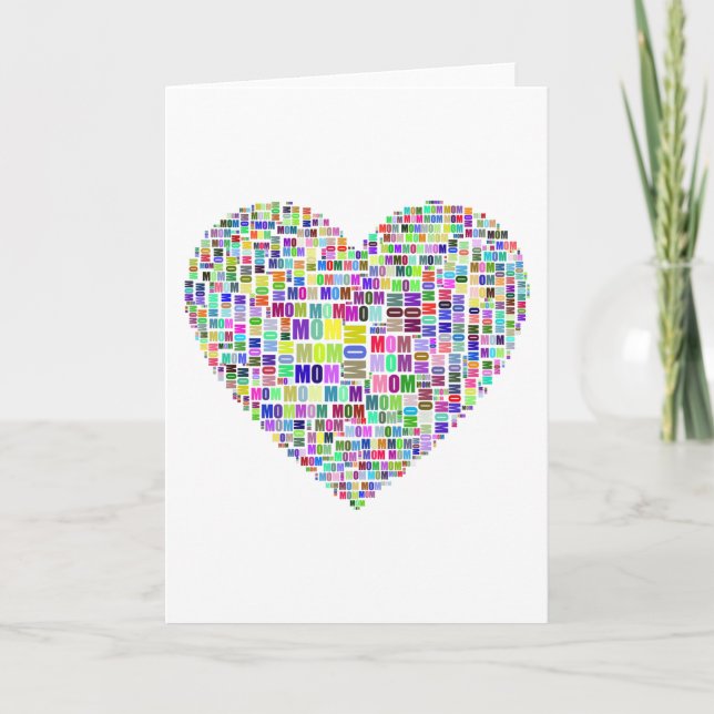 Mamá eres mi todo tarjeta (Anverso)