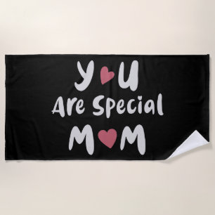 Mamá - Eres una toalla de playa especial para mamá