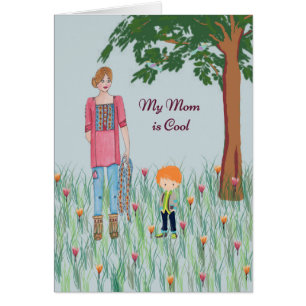 Mamá es la tarjeta de cumpleaños de Guay de su hij