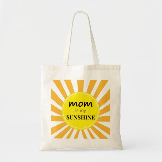 Mamá es mi bolsa de toques de sol (Frente)