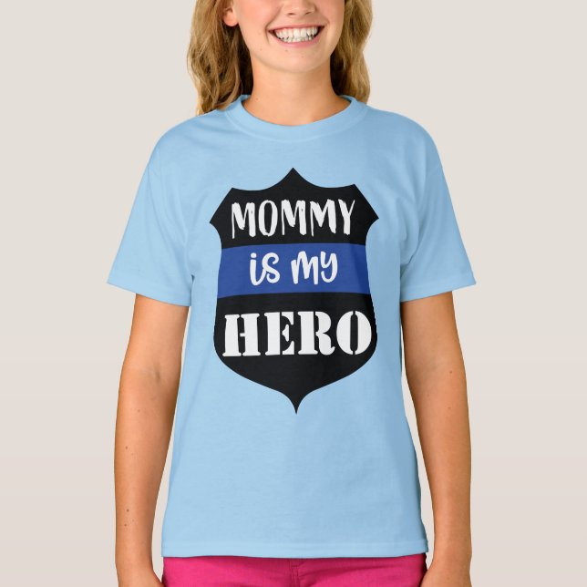 Mamá es mi camiseta de Chica héroe (Anverso)