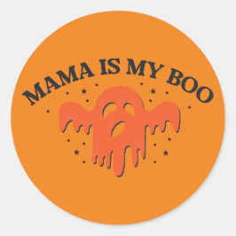 Mamá es mi Pegatina de Boo