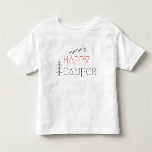 mamá es un camper feliz. Camisetas para niños pequ