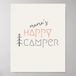 mamá es un camper feliz. Poster e impresiones