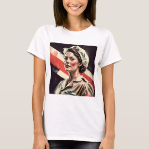 Mamá esposa enfermera camiseta