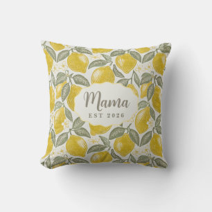 Mamá Est Lema de la Costa de Amalfi Almohada Decor