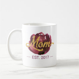 Mamá EST. Taza del personalizable el |