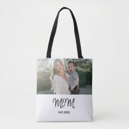 Mamá establecida, Bolsa Tote con Foto 
