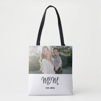 Mamá establecida, Bolsa Tote con Foto