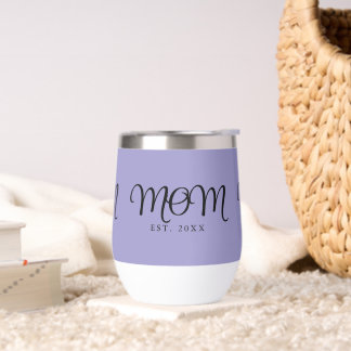 Mamá Establecida Regalo de Nueva Mamá Letra Negra