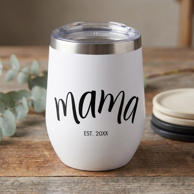 Mama Estableció Costumbre Año Blanco Chic (Subido por el creador)