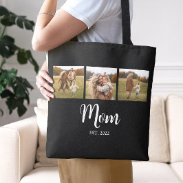 Mamá estableció el guión negro 3 foto bolsa de té