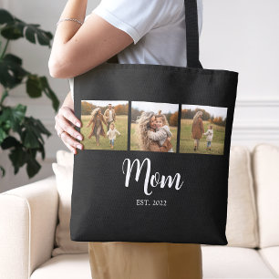 Mamá estableció el guión negro 3 foto bolsa de té