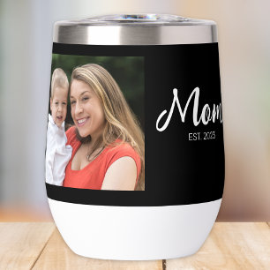 Mamá estableció guión negro foto