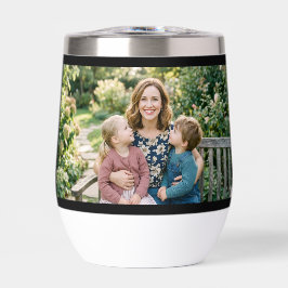 Mamá Estableció Guión Negro Térmico de Foto 