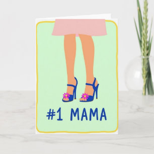 Mamá Estilosa Número Uno Tarjeta