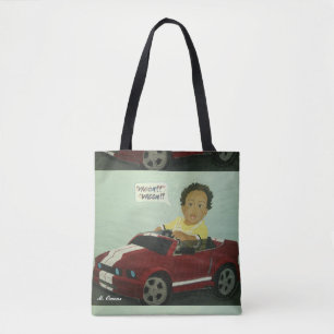 "¡Mamá!" "¡Estoy Listo Para Rodar!" Bolso de tela