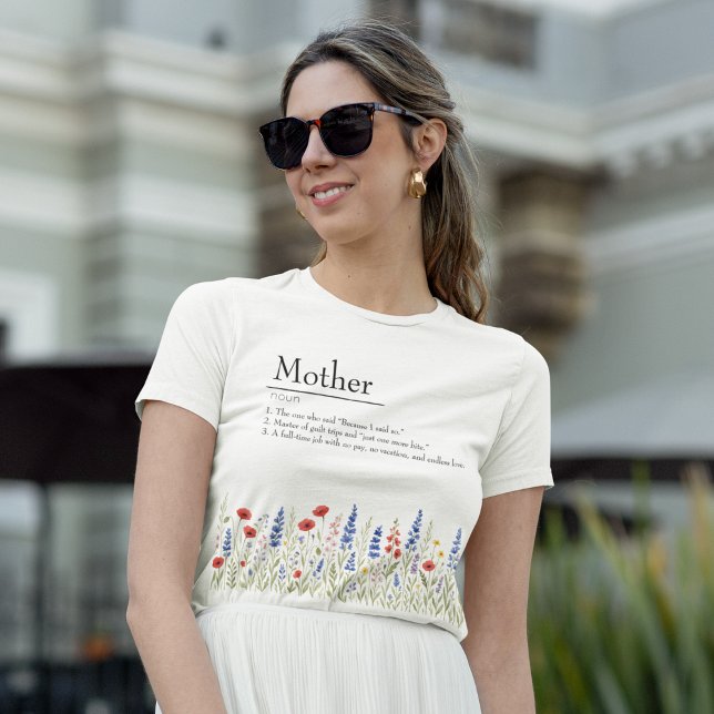 Mamá flor silvestre - Camiseta del Día de la Madre (Subido por el creador)
