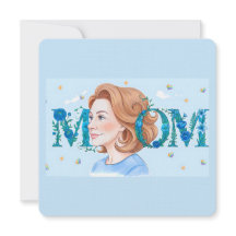 Mamá Floral Azul