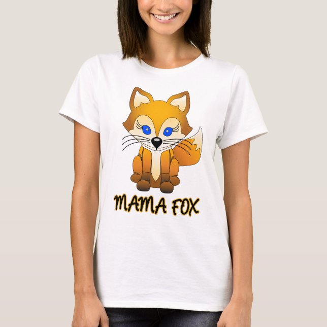 Mamá Fox - camiseta de la familia del Fox (Anverso)