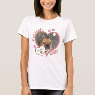 Mamá Frenchie Camiseta Personalizada con Foto de B