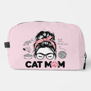 "Mamá Gata" Divertido Bolsa de aseo para mujeres a