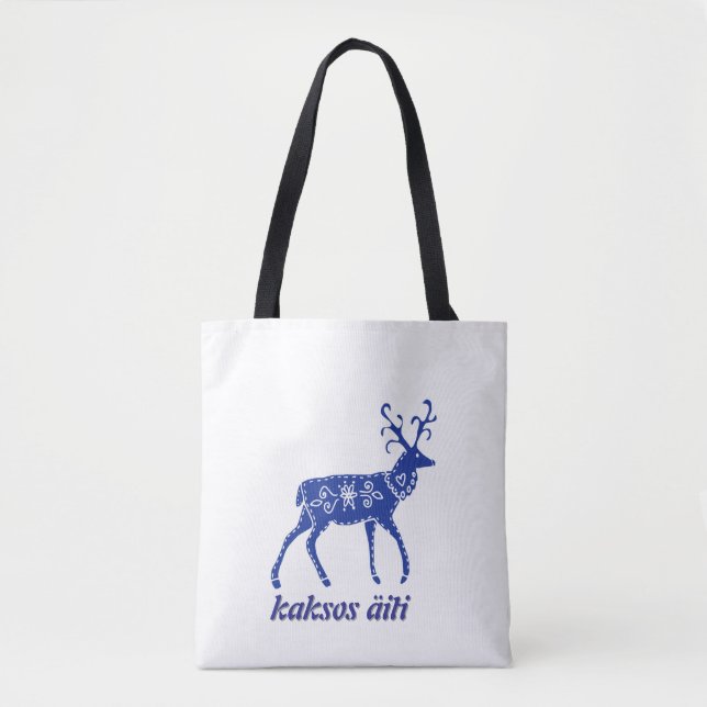 Mamá gemela en la bolsa tote finesa (Anverso)