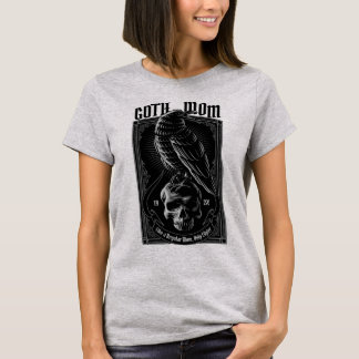 Mamá Gótico personalizada, camiseta de Raven y Sku