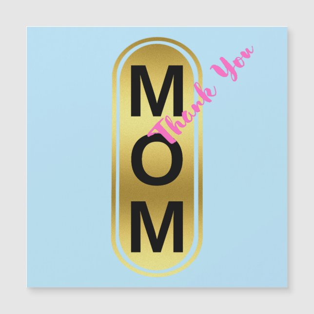 Mamá, ¡Gracias! (Anverso)