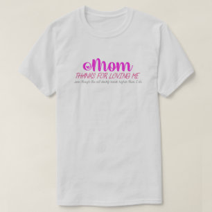 Mamá, gracias por amarme la camiseta