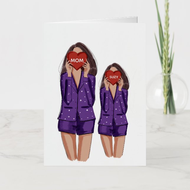 mamá, hija, Día de la Madre, regalo, (Anverso)