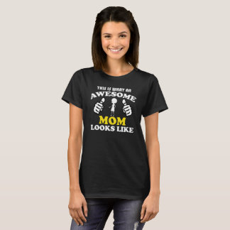 Mamá impresionante, camisa de la mamá, el